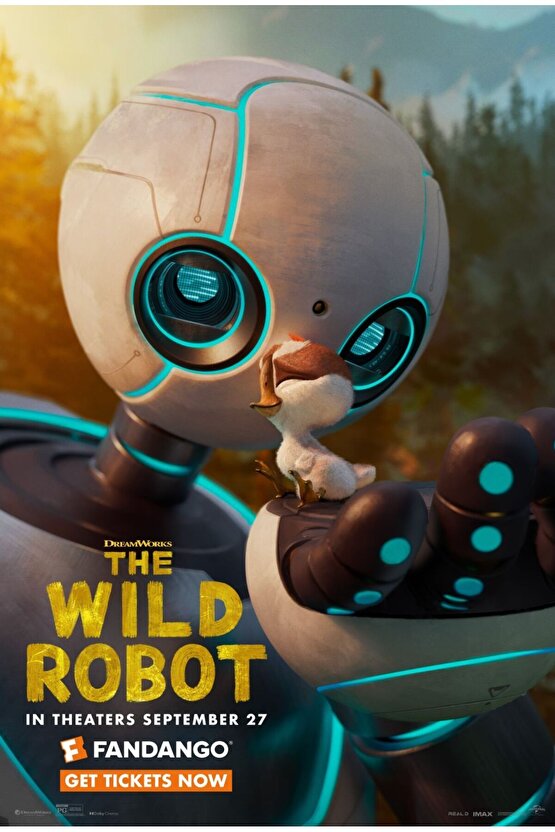 The Wild Robot (2024) 0007 AFİŞ - POSTER ( FOLYO ) - AFİŞ - POSTER-8076