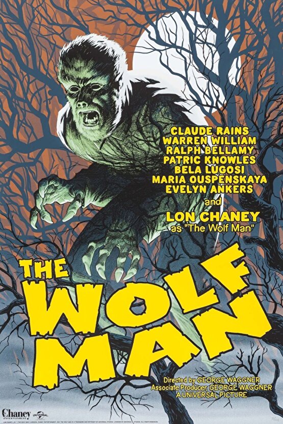 The Wolf Man (1941) 1 AFİŞ - POSTER ( FOLYO ) - AFİŞ - POSTER-8089