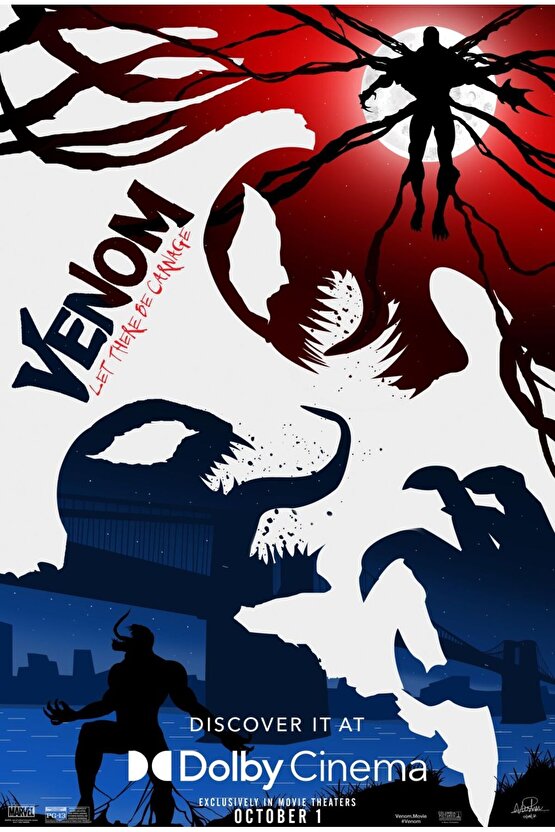 Venom Let There Be Carnage (2021) 3 AFİŞ - POSTER ( FOLYO ) - AFİŞ - POSTER-8598