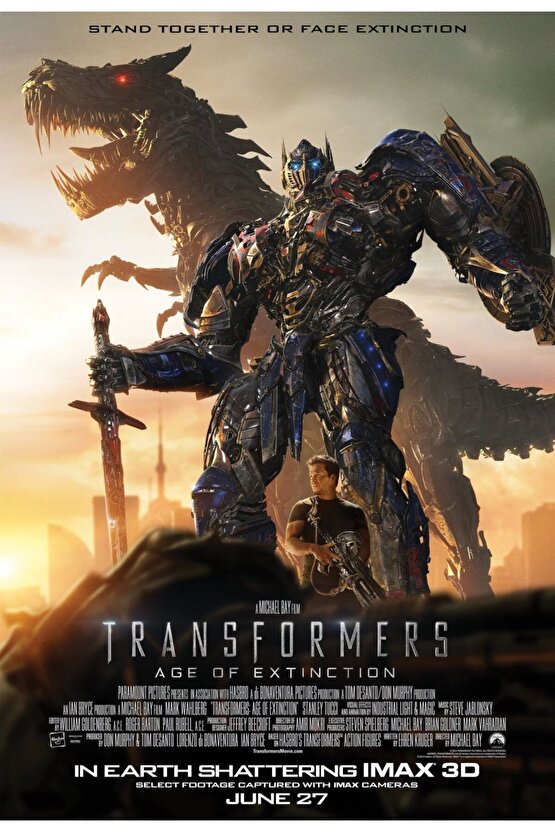 Transformers Age of Extinction (2014) 8 AFİŞ - POSTER ( FOLYO ) - AFİŞ - POSTER-8343