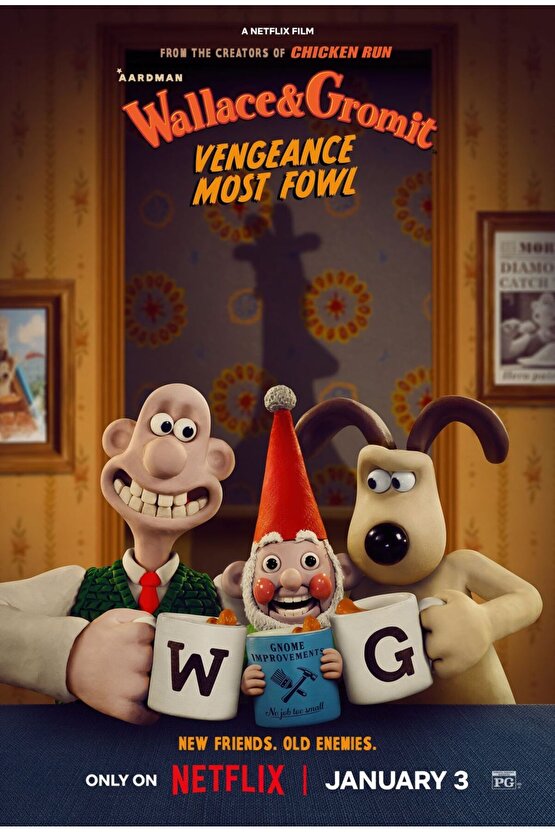 Wallace & Gromit Vengeance Most Fowl (2024) 0001 AFİŞ - POSTER ( FOLYO ) - AFİŞ - POSTER-8613