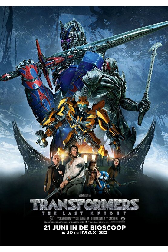 Transformers The Last Knight (2017) 3 AFİŞ - POSTER ( FOLYO ) - AFİŞ - POSTER-8403