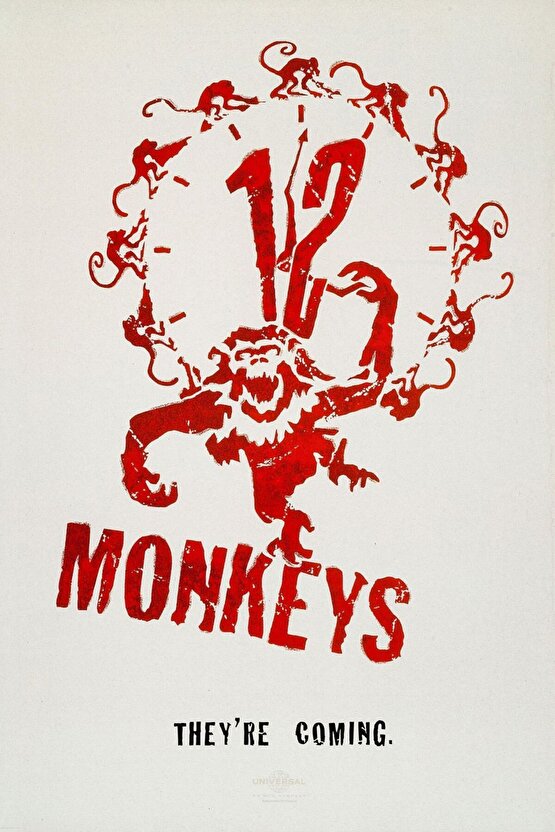 Twelve Monkeys (1995) 1 AFİŞ - POSTER ( FOLYO ) - AFİŞ - POSTER-8474