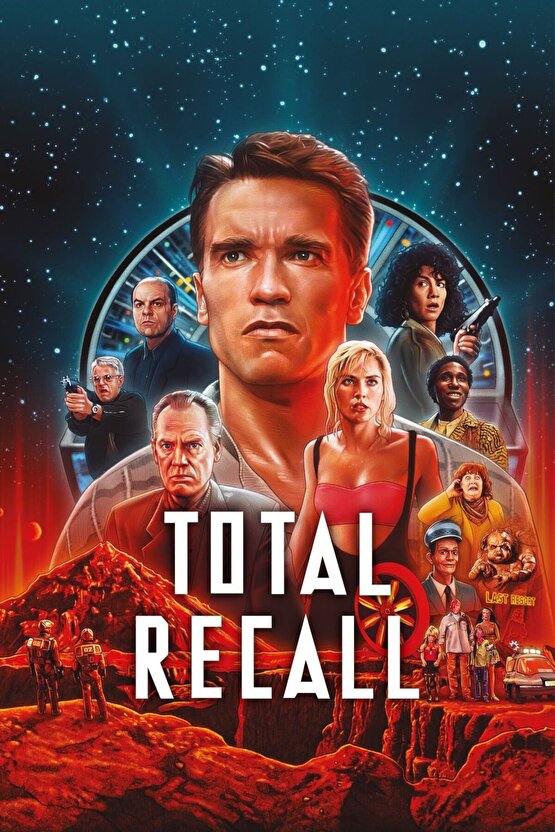 Total Recall (1990) 1 AFİŞ - POSTER ( FOLYO ) - AFİŞ - POSTER-8295