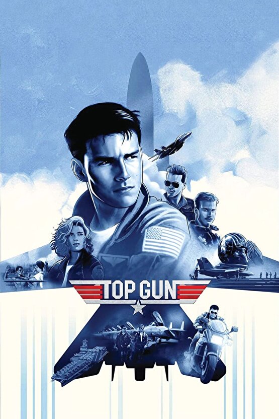 Top Gun (1986) AFİŞ - POSTER ( FOLYO ) - AFİŞ - POSTER-8282