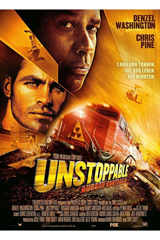 Unstoppable (2010) 3 AFİŞ - POSTER ( FOLYO ) - AFİŞ - POSTER-8543