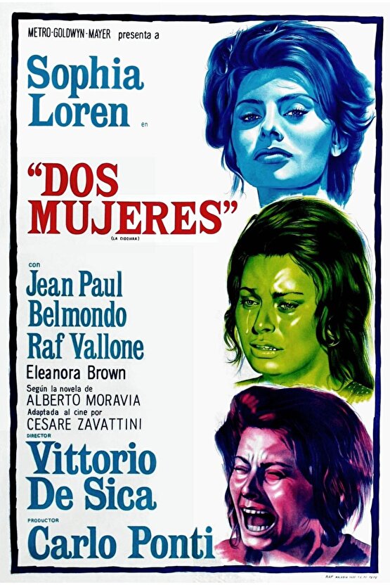 Two Women (1960) 2 AFİŞ - POSTER ( FOLYO ) - AFİŞ - POSTER-8492