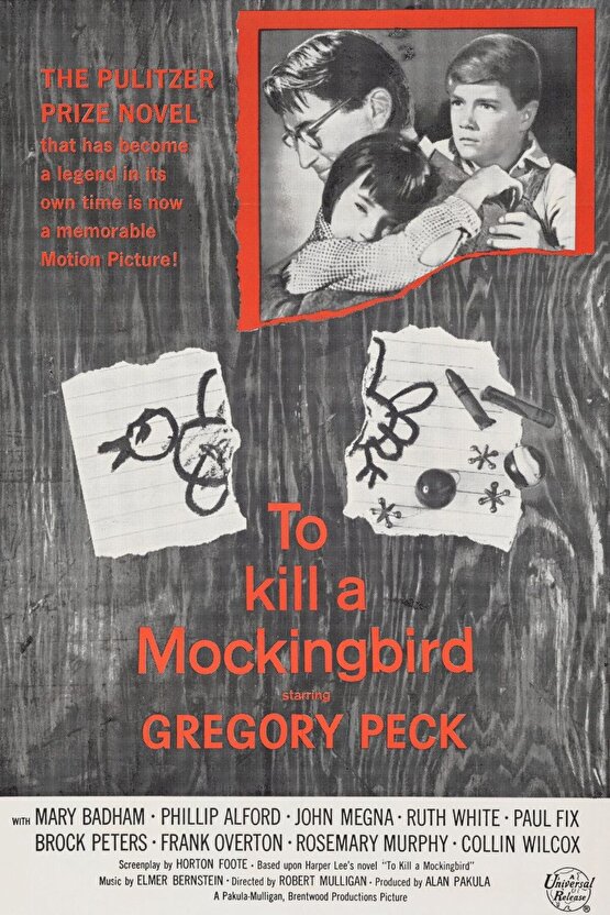 To Kill a Mockingbird (1962) 2 AFİŞ - POSTER ( FOLYO ) - AFİŞ - POSTER-8245