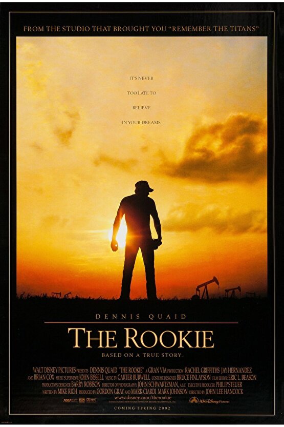 The Rookie (2002) AFİŞ - POSTER ( FOLYO ) - AFİŞ - POSTER-7819