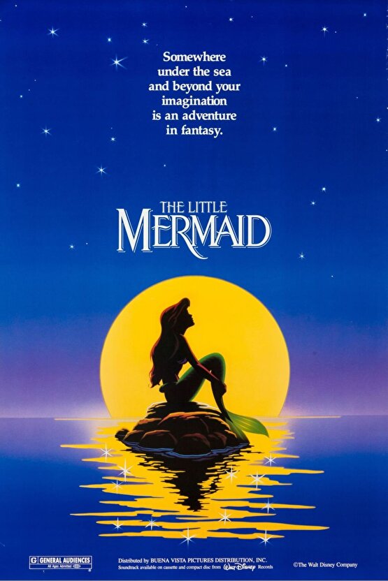 The Little Mermaid (1989) 1 AFİŞ - POSTER ( FOLYO ) - AFİŞ - POSTER-7450