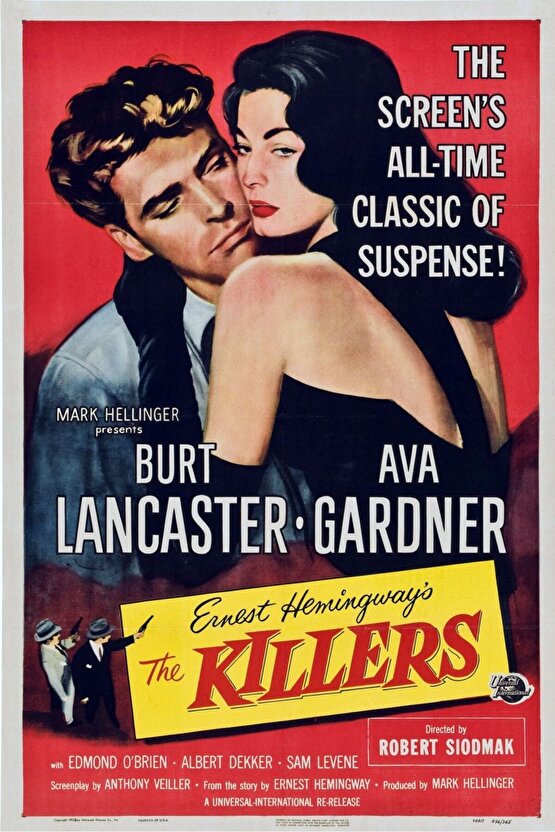 The Killers (1946) 1 AFİŞ - POSTER ( FOLYO ) - AFİŞ - POSTER-7329