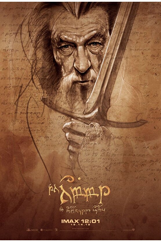 The Hobbit An Unexpected Journey (2012) 6 AFİŞ - POSTER ( FOLYO ) - AFİŞ - POSTER-7154