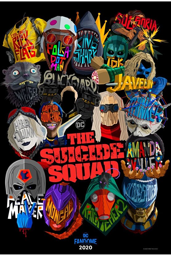 The Suicide Squad (2021) 16 AFİŞ - POSTER ( FOLYO ) - AFİŞ - POSTER-7939