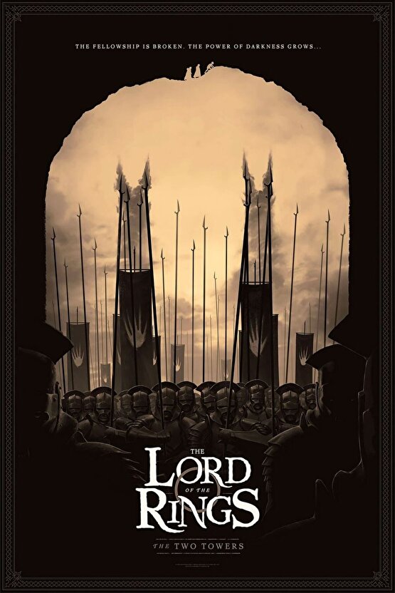 The Lord of the Rings The Two Towers (2002) 2 AFİŞ - POSTER ( FOLYO ) - AFİŞ - POSTER-7503