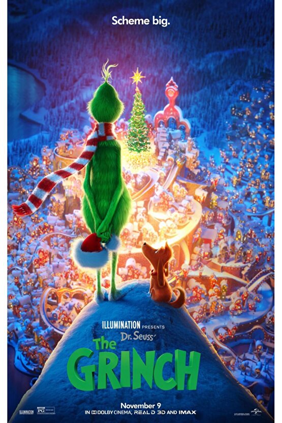 The Grinch (2018) 2 AFİŞ - POSTER ( FOLYO ) - AFİŞ - POSTER-7099