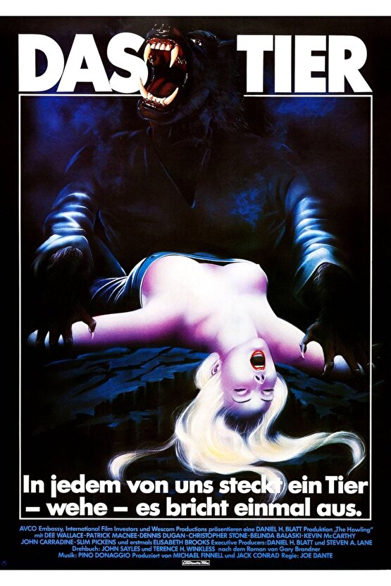 The Howling (1981) 4 AFİŞ - POSTER ( FOLYO ) - AFİŞ - POSTER-7187