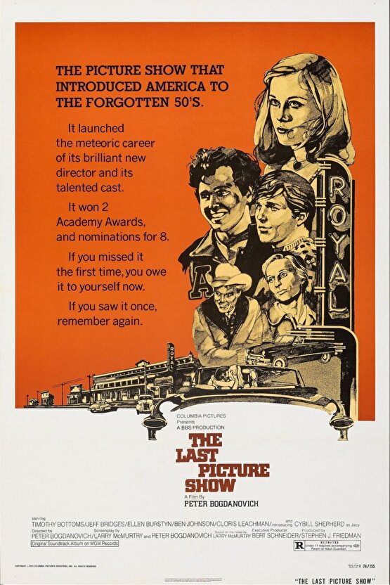 The Last Picture Show (1971) 2 AFİŞ - POSTER ( FOLYO ) - AFİŞ - POSTER-7379