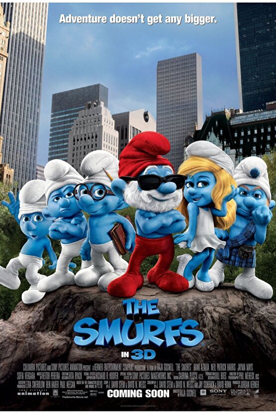 The Smurfs (2011) 8 AFİŞ - POSTER ( FOLYO ) - AFİŞ - POSTER-7880