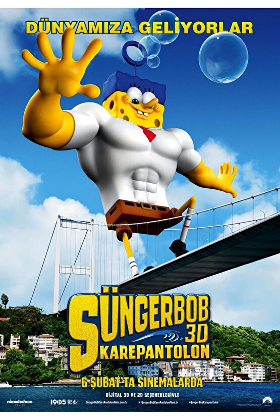 The SpongeBob Movie Sponge Out of Water (2015) 3 AFİŞ - POSTER ( FOLYO ) - AFİŞ - POSTER-7904