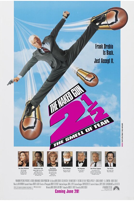 The Naked Gun The Smell of Fear (1991) AFİŞ - POSTER ( FOLYO ) - AFİŞ - POSTER-7665