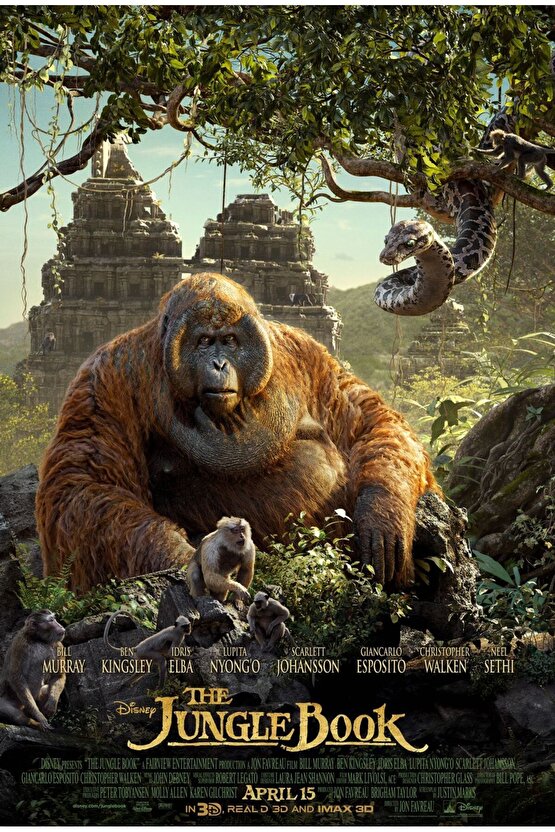 The Jungle Book (2016) 1 AFİŞ - POSTER ( FOLYO ) - AFİŞ - POSTER-7313