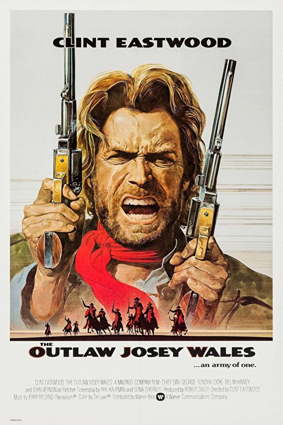 The Outlaw Josey Wales (1976) 3 AFİŞ - POSTER ( FOLYO ) - AFİŞ - POSTER-7708