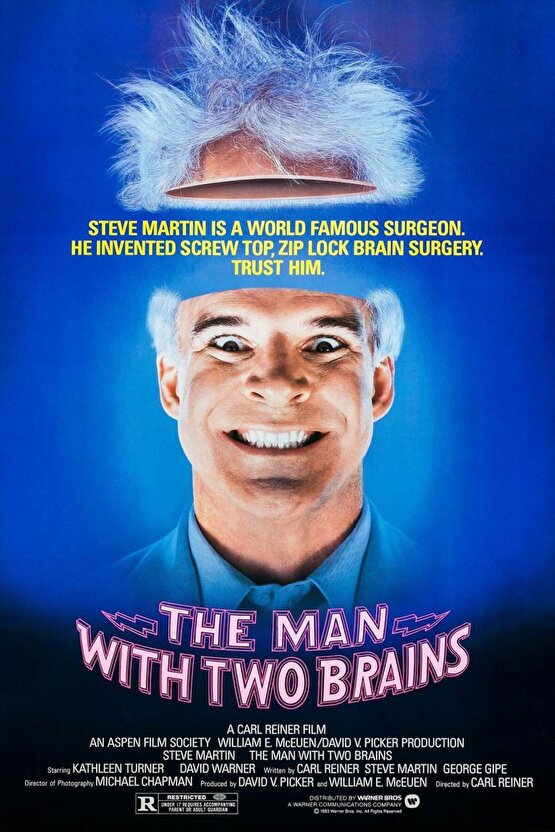 The Man with Two Brains (1983) AFİŞ - POSTER ( FOLYO ) - AFİŞ - POSTER-7558