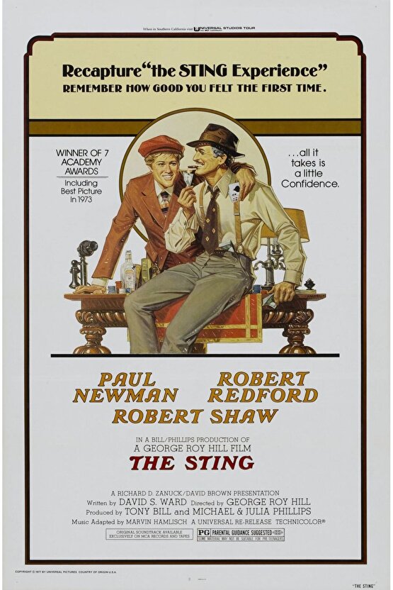 The Sting (1973) 2 AFİŞ - POSTER ( FOLYO ) - AFİŞ - POSTER-7914