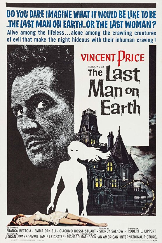 The Last Man on Earth (1964) AFİŞ - POSTER ( FOLYO ) - AFİŞ - POSTER-7374