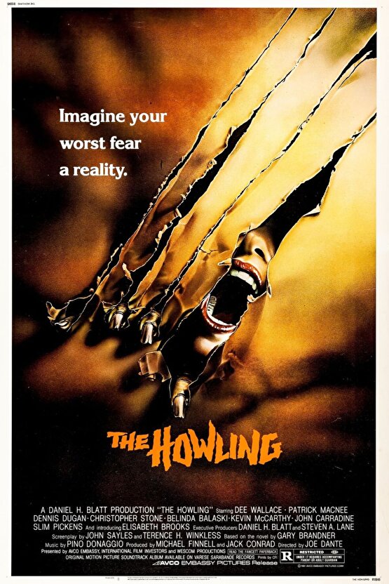 The Howling (1981) 1 AFİŞ - POSTER ( FOLYO ) - AFİŞ - POSTER-7184