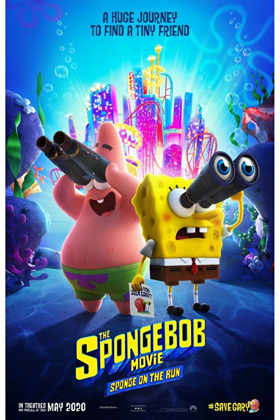 The SpongeBob Movie Sponge on the Run (2020) 2 AFİŞ - POSTER ( FOLYO ) - AFİŞ - POSTER-7900