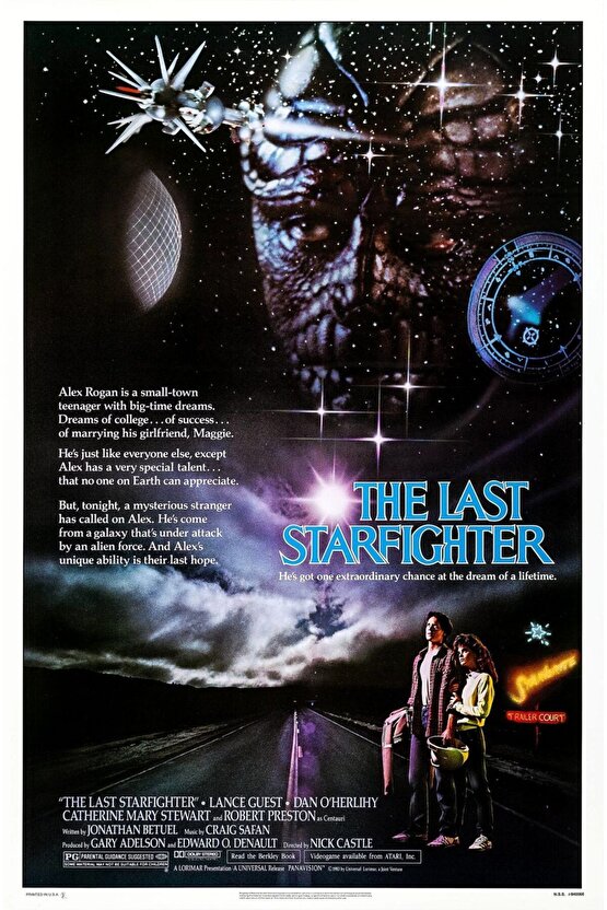 The Last Starfighter (1984) 1 AFİŞ - POSTER ( FOLYO ) - AFİŞ - POSTER-7387