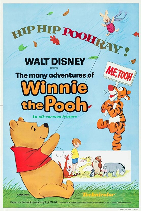 The Many Adventures of Winnie the Pooh (1977) 2 AFİŞ - POSTER ( FOLYO ) - AFİŞ - POSTER-7565