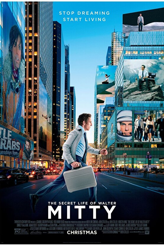 The Secret Life of Walter Mitty (2013) AFİŞ - POSTER ( FOLYO ) - AFİŞ - POSTER-7836