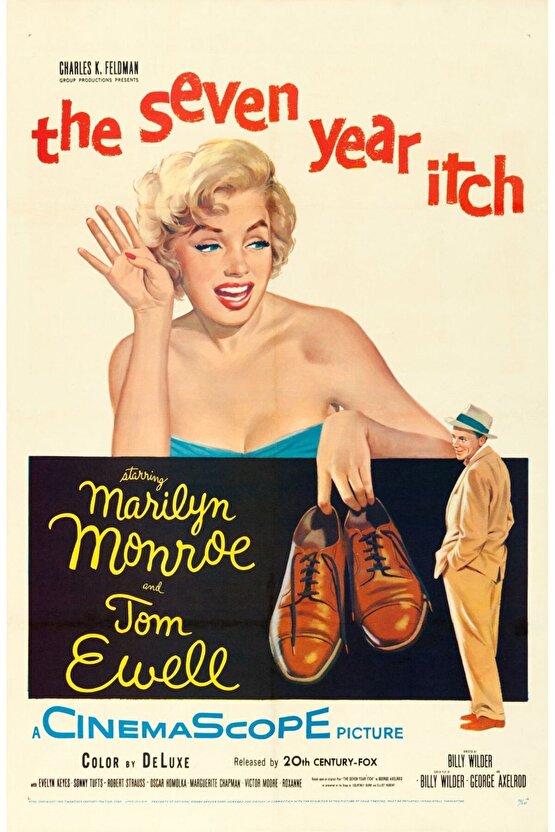 The Seven Year Itch (1955) 3 AFİŞ - POSTER ( FOLYO ) - AFİŞ - POSTER-7844