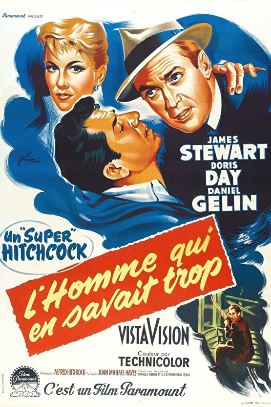 The Man Who Knew Too Much (1956) 1 AFİŞ - POSTER ( FOLYO ) - AFİŞ - POSTER-7548