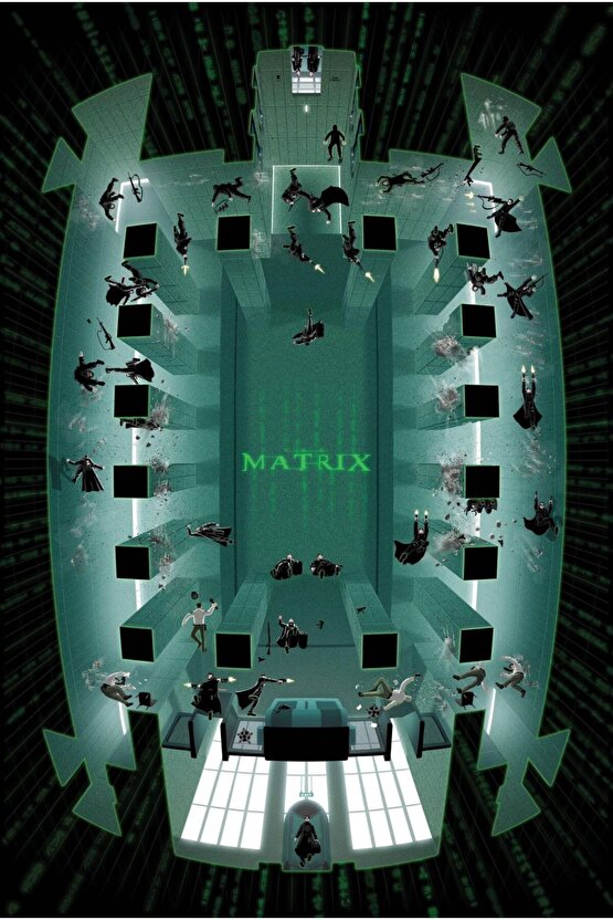 The Matrix (1999) 2 AFİŞ - POSTER ( FOLYO ) - AFİŞ - POSTER-7590