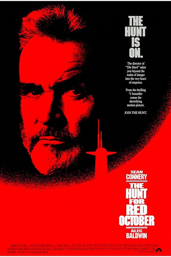 The Hunt for Red October (1990) AFİŞ - POSTER ( FOLYO ) - AFİŞ - POSTER-7256