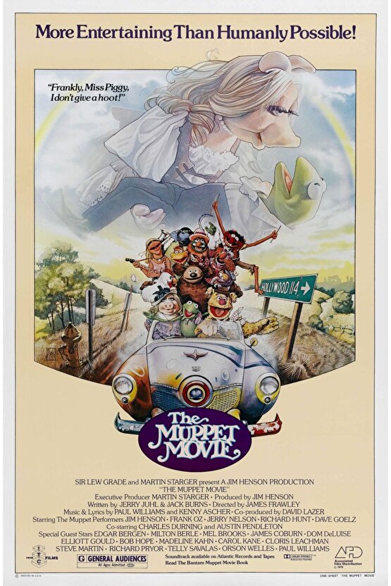 The Muppet Movie (1979) AFİŞ - POSTER ( FOLYO ) - AFİŞ - POSTER-7659