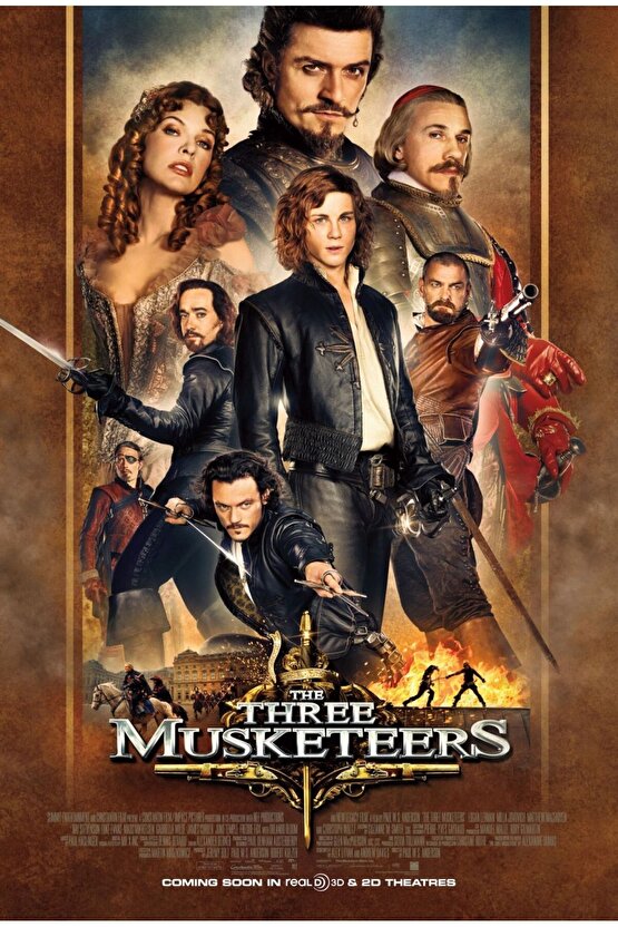 The Three Musketeers (2011) 3 AFİŞ - POSTER ( FOLYO ) - AFİŞ - POSTER-8003