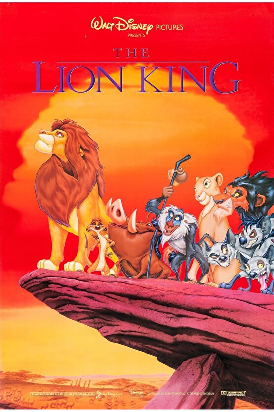 The Lion King (1994) 0003 AFİŞ - POSTER ( FOLYO ) - AFİŞ - POSTER-7432