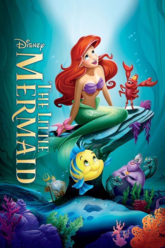 The Little Mermaid (1989) 4 AFİŞ - POSTER ( FOLYO ) - AFİŞ - POSTER-7453