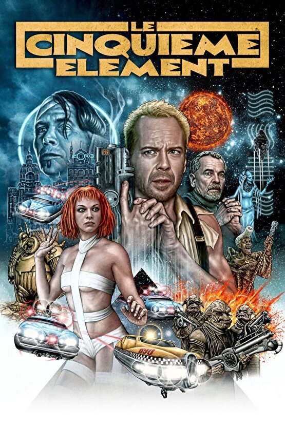 The Fifth Element (1997) 1 AFİŞ - POSTER ( FOLYO ) - AFİŞ - POSTER-6932