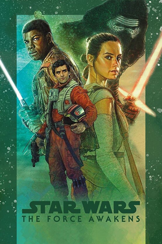 Star Wars The Force Awakens (2015) 14 AFİŞ - POSTER ( FOLYO ) - AFİŞ - POSTER-6140