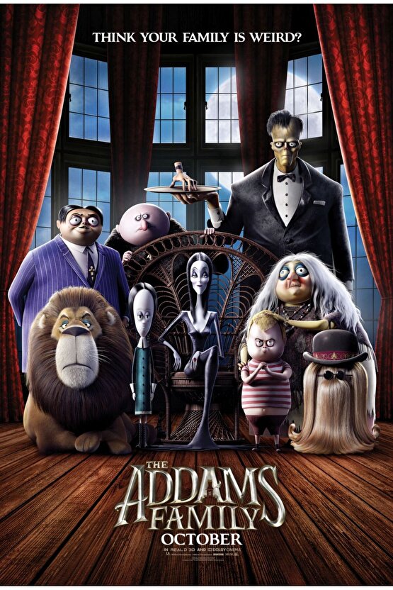 The Addams Family (2019) 13 AFİŞ - POSTER ( FOLYO ) - AFİŞ - POSTER-6490