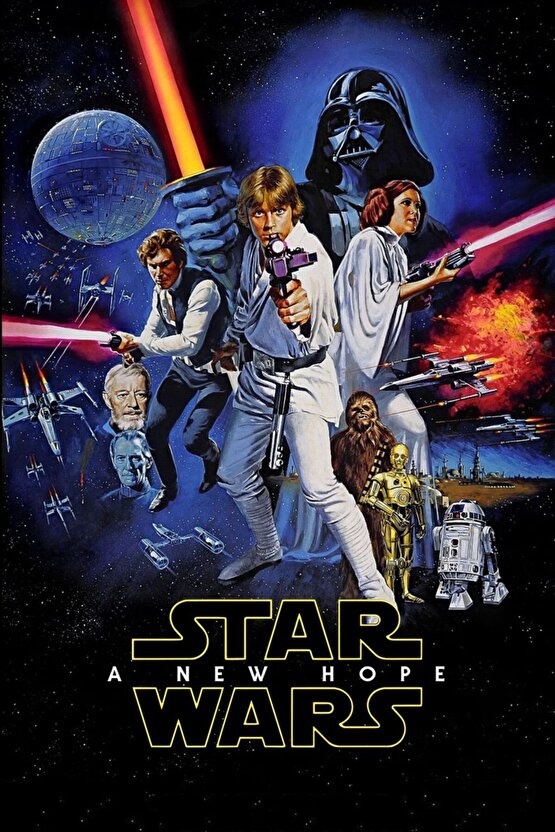 Star Wars (1977) AFİŞ - POSTER ( FOLYO ) - AFİŞ - POSTER-6092