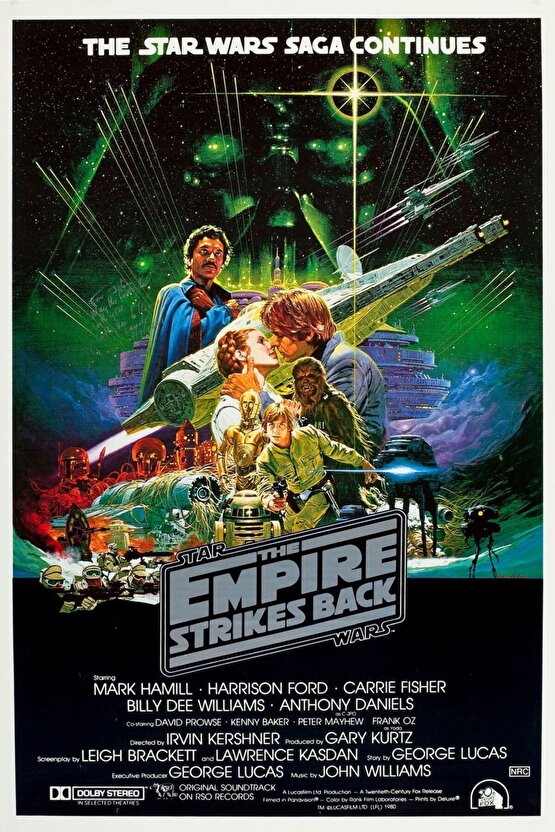 The Empire Strikes Back (1980) 5 AFİŞ - POSTER ( FOLYO ) - AFİŞ - POSTER-6808