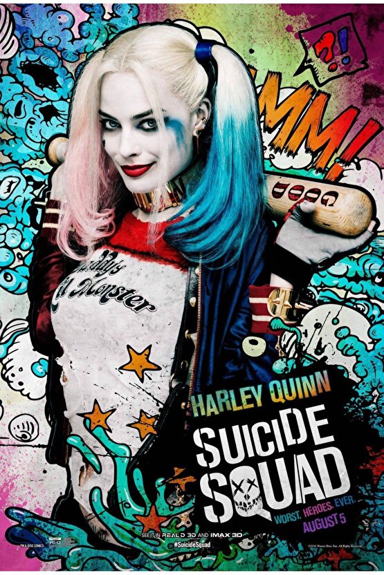 Suicide Squad (2016) 10 AFİŞ - POSTER ( FOLYO ) - AFİŞ - POSTER-6263