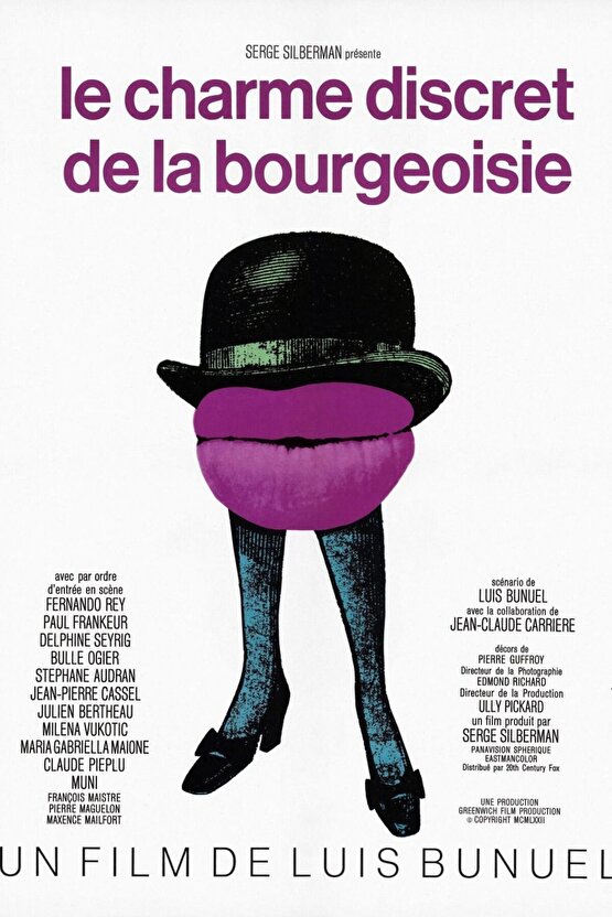 The Discreet Charm of the Bourgeoisie (1972) AFİŞ - POSTER ( FOLYO ) - AFİŞ - POSTER-6791