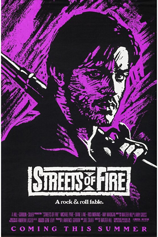 Streets of Fire (1984) AFİŞ - POSTER ( FOLYO ) - AFİŞ - POSTER-6240